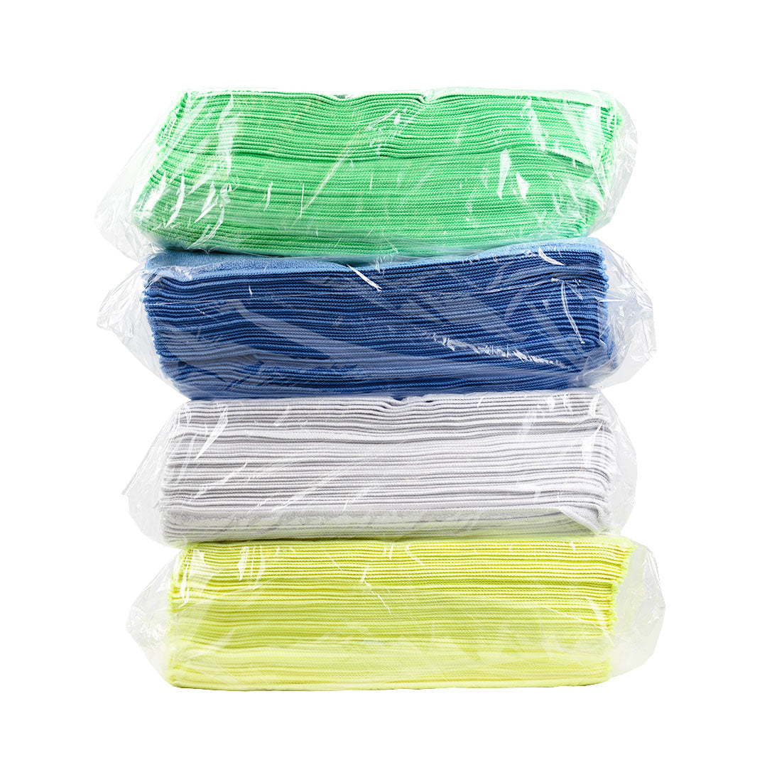 380GSM Premium Multipurpose Microfiber Cleaning Towel - 50 Pack