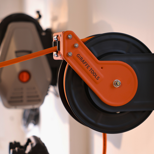 Retractable Air Hose Reel-Alloy Steel Reel-3/8in 25ft-50ft