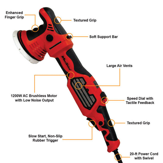 MB21 Pro 21mm Dual Action Brushless Car Polisher