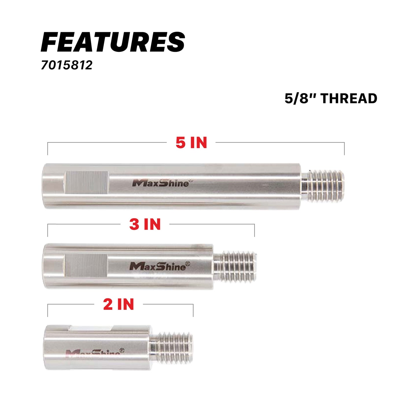 [Open-Box] Shaft Extension Set for Rotary Polishers
