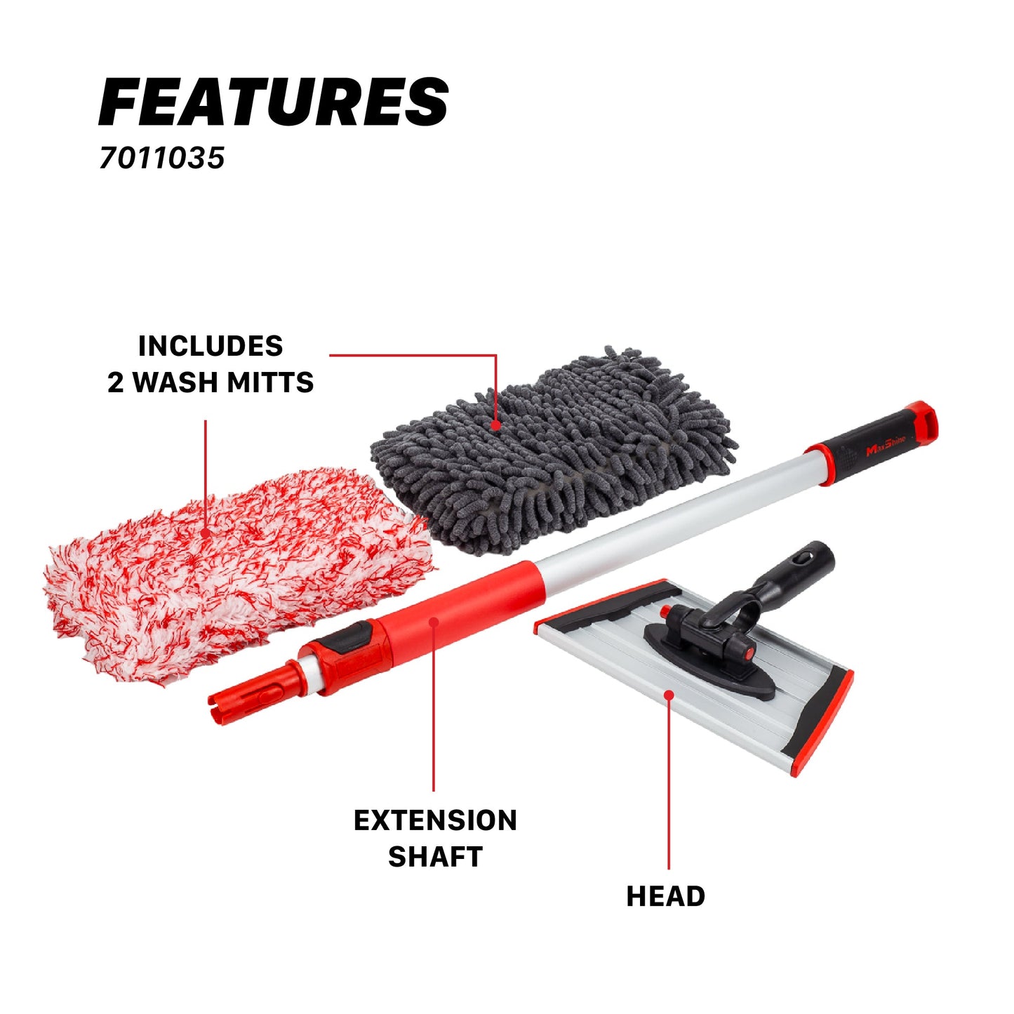 Car Wash Tool | IncrediStick – Extendable Microfiber Wash Mitt