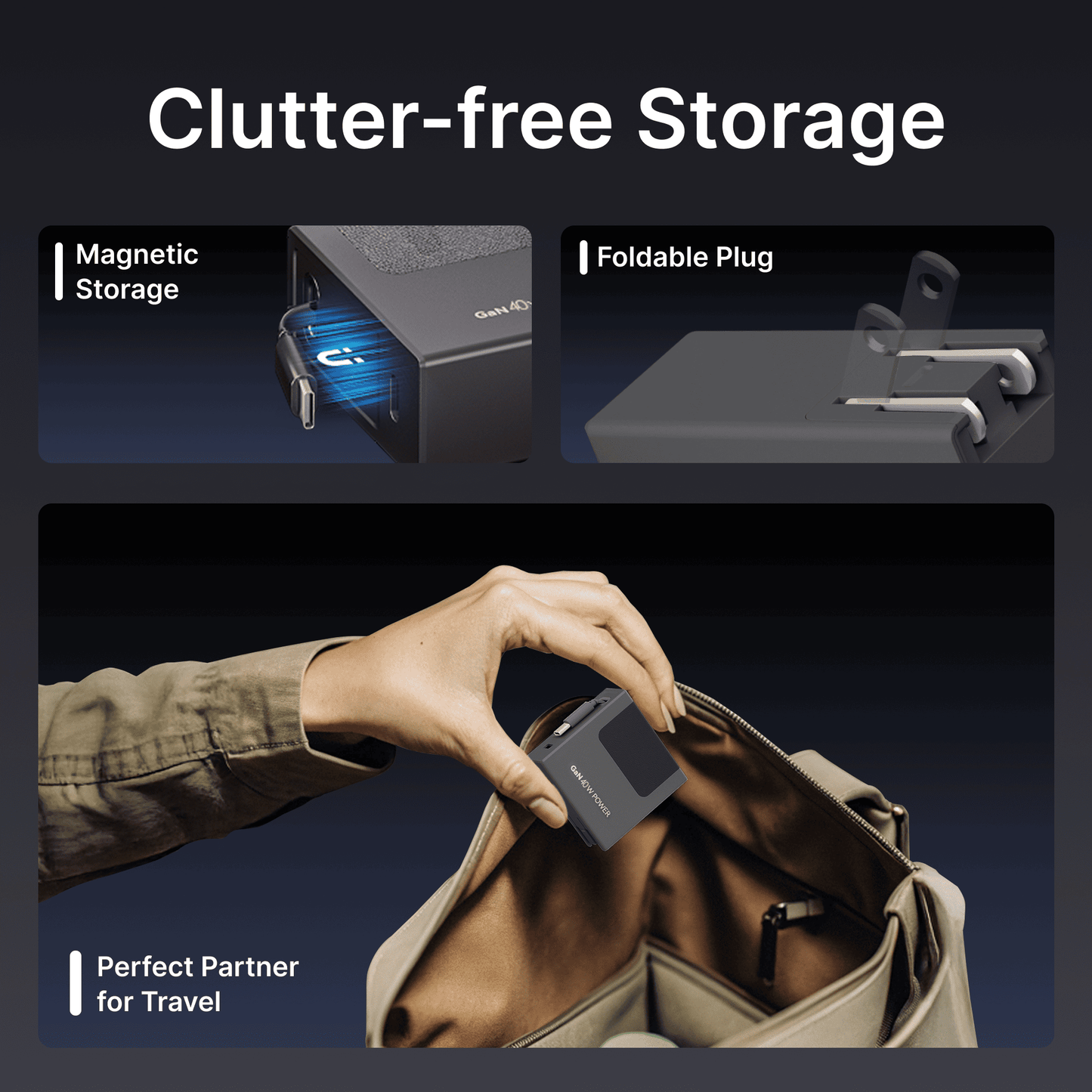 Gitryin Retractable 40W Charger for 3C Devices