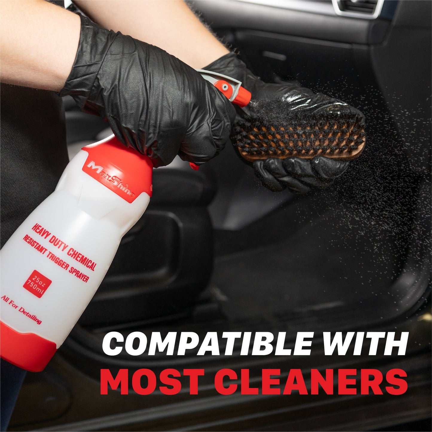 Compact Leather Cleaning Brush