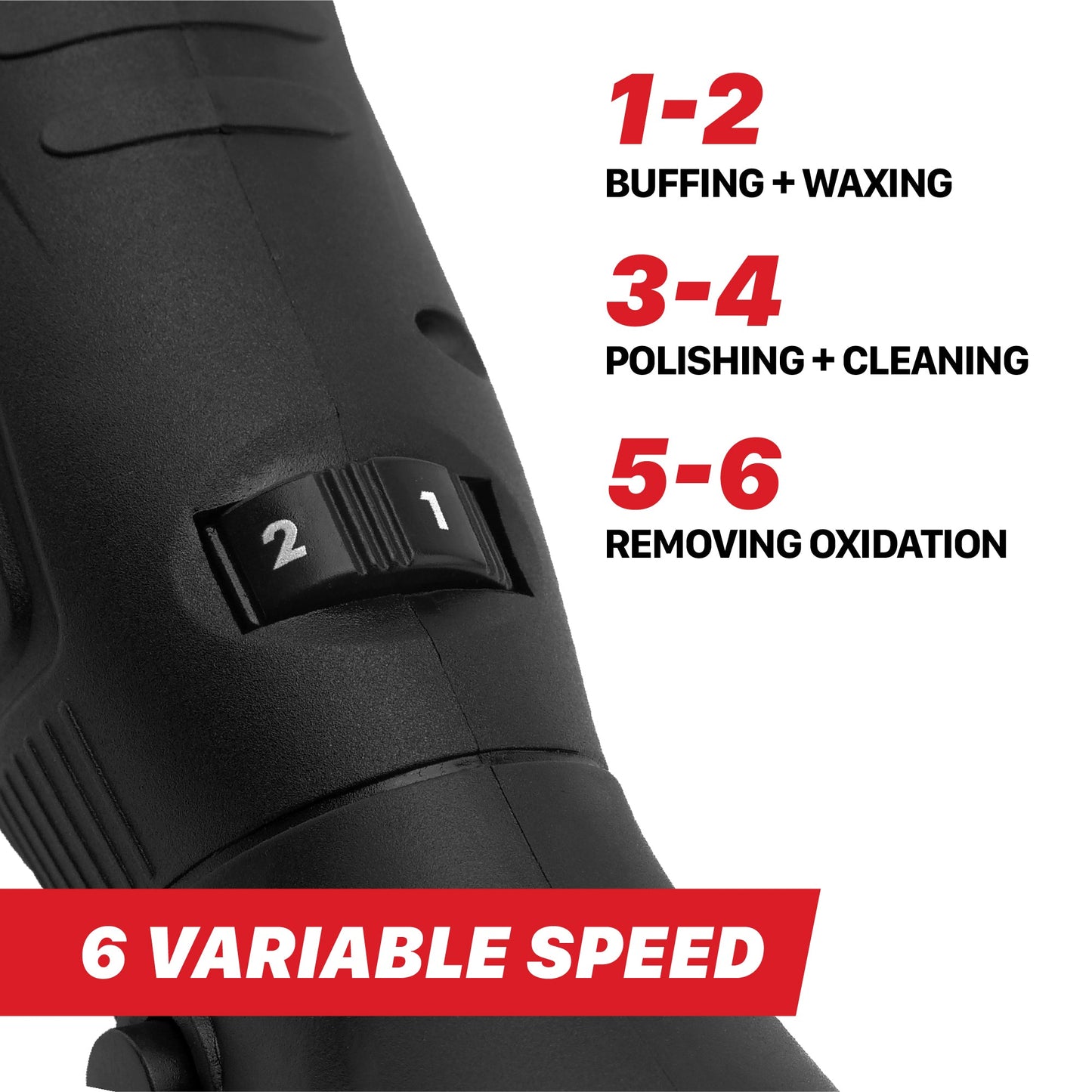 Cordless Dual Action Polisher | M0312 V2 - Cordless Hybrid Rotary & DA