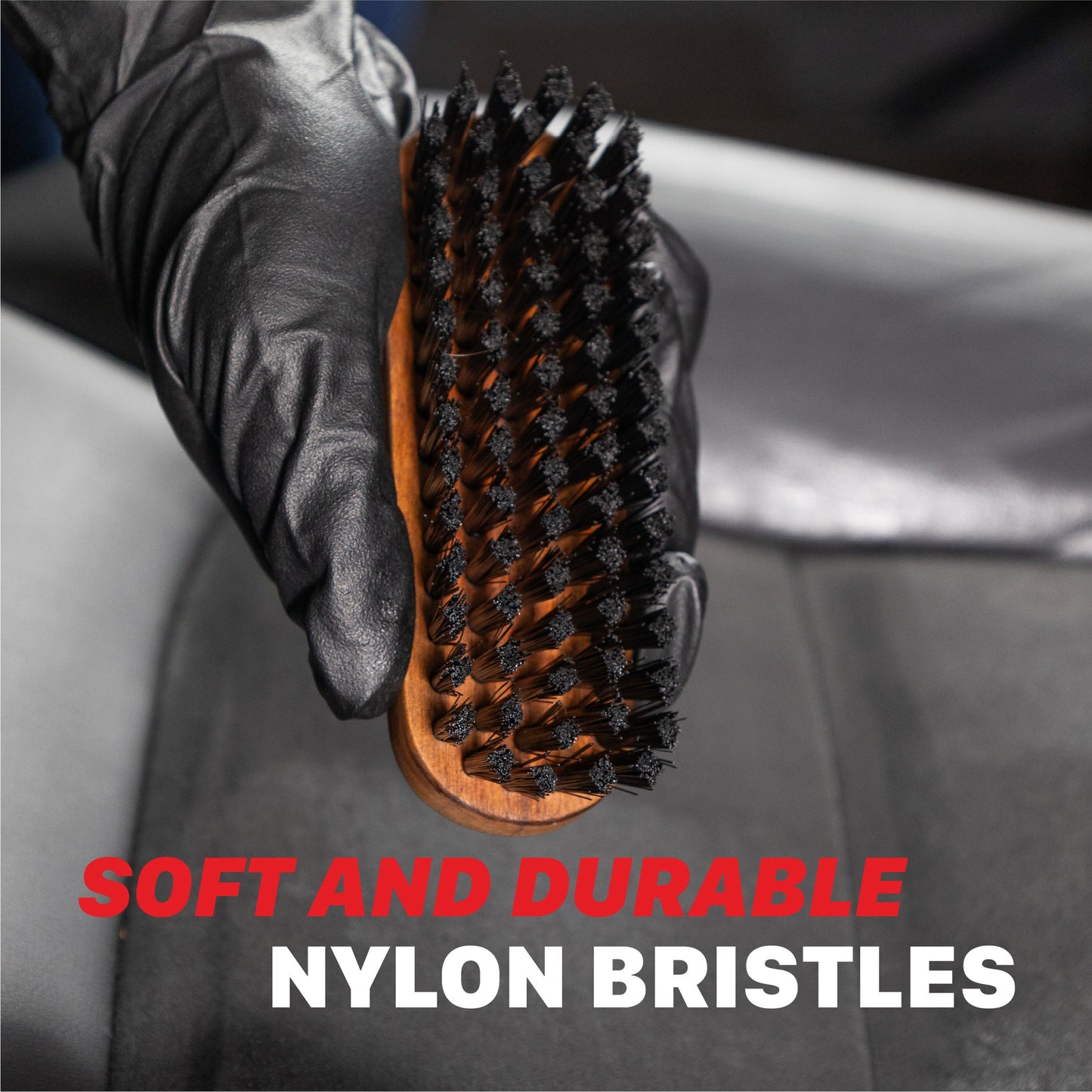 Compact Leather Cleaning Brush