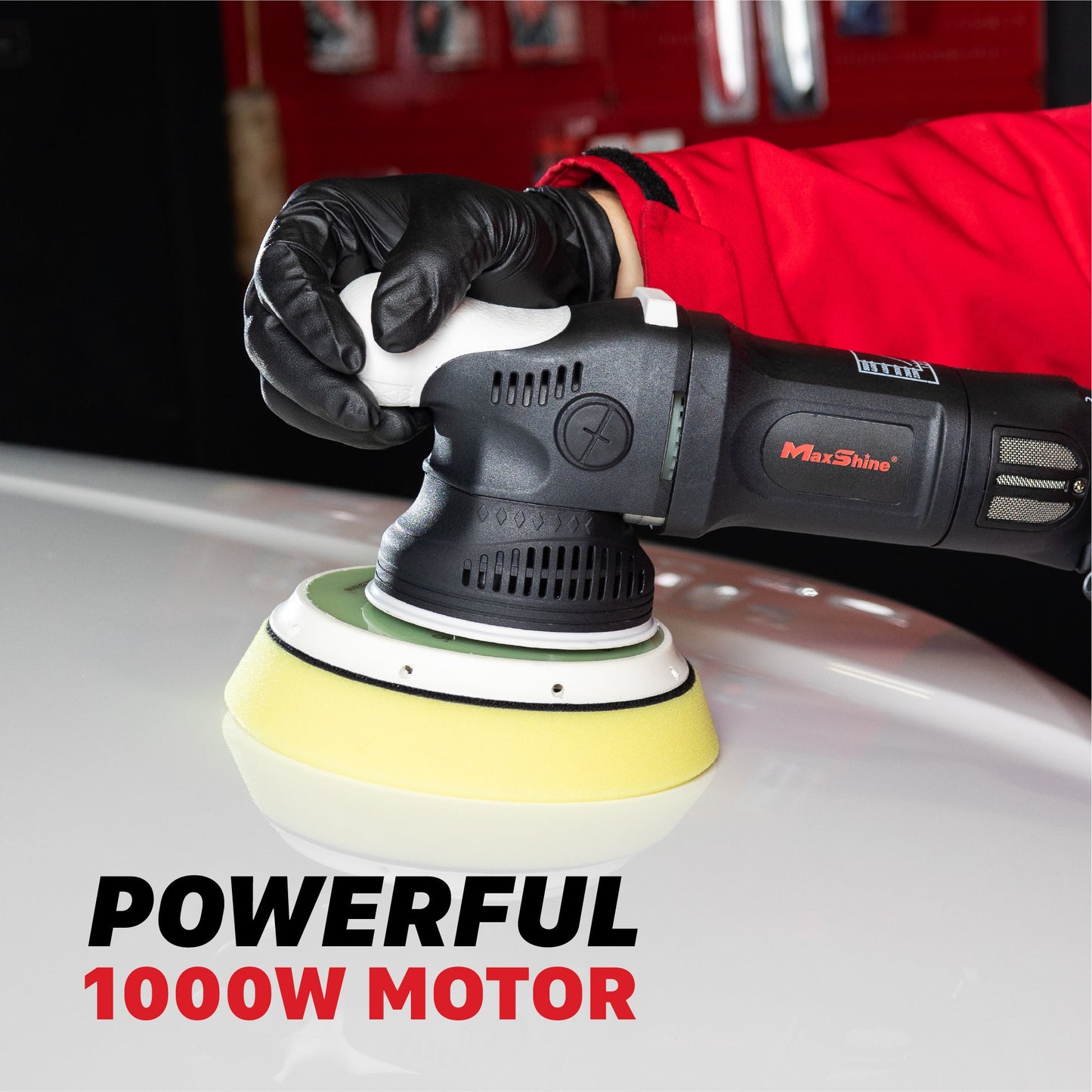Random Orbital Polisher | M21 Pro - 6in Plate, 21mm Throw, 1000W