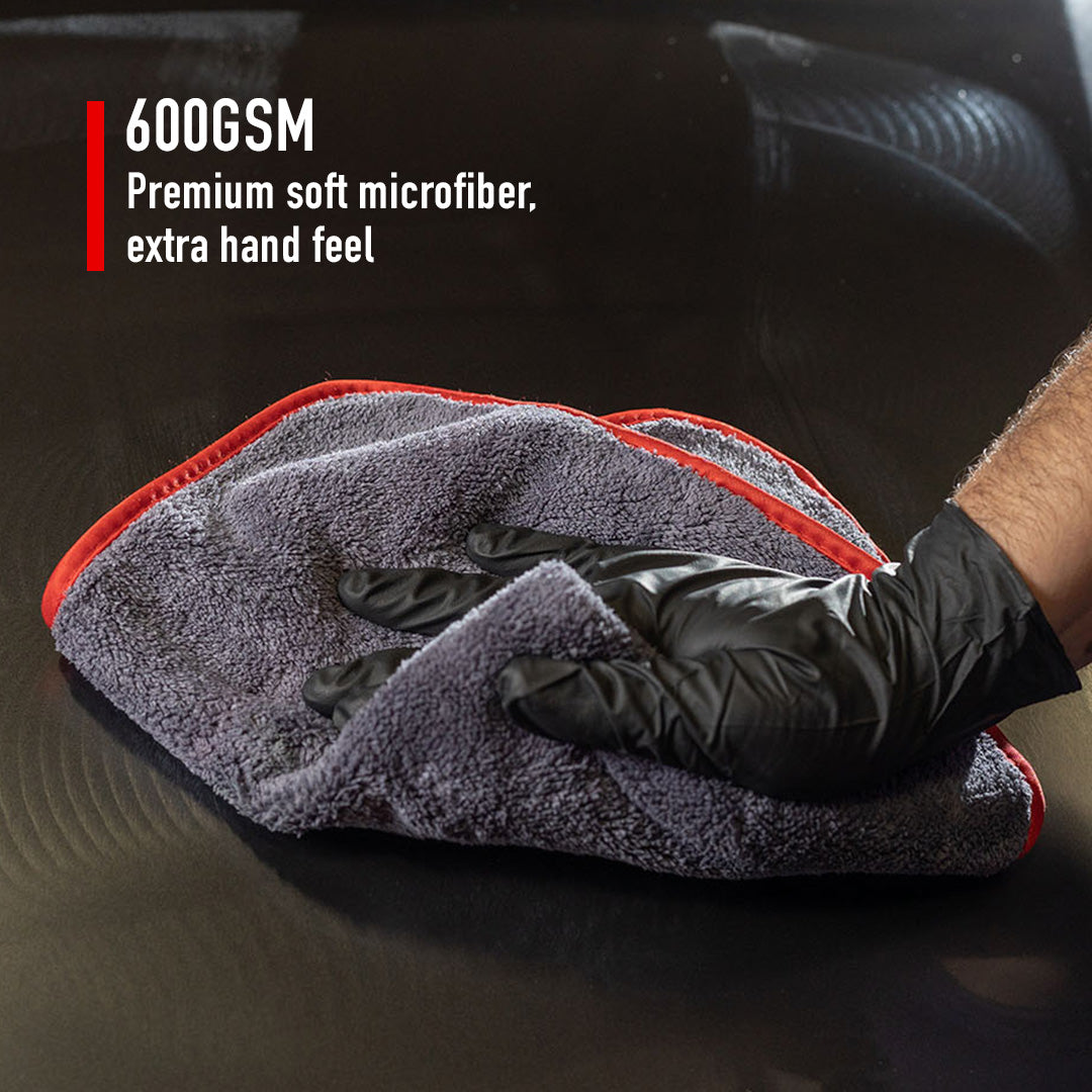 Microfiber Cleaning | 600GSM Plush Microfiber Buffing Towel