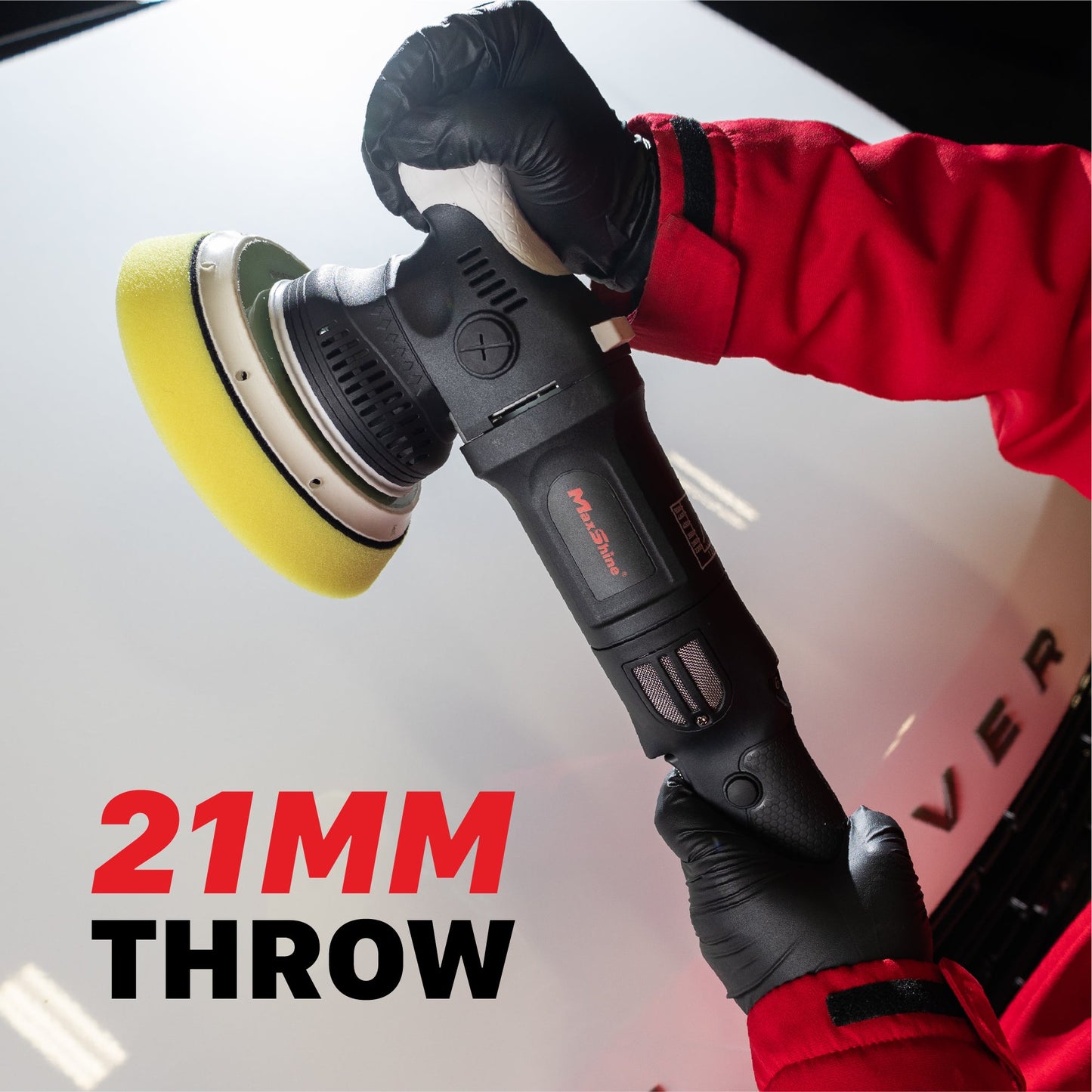 Random Orbital Polisher | M21 Pro - 6in Plate, 21mm Throw, 1000W