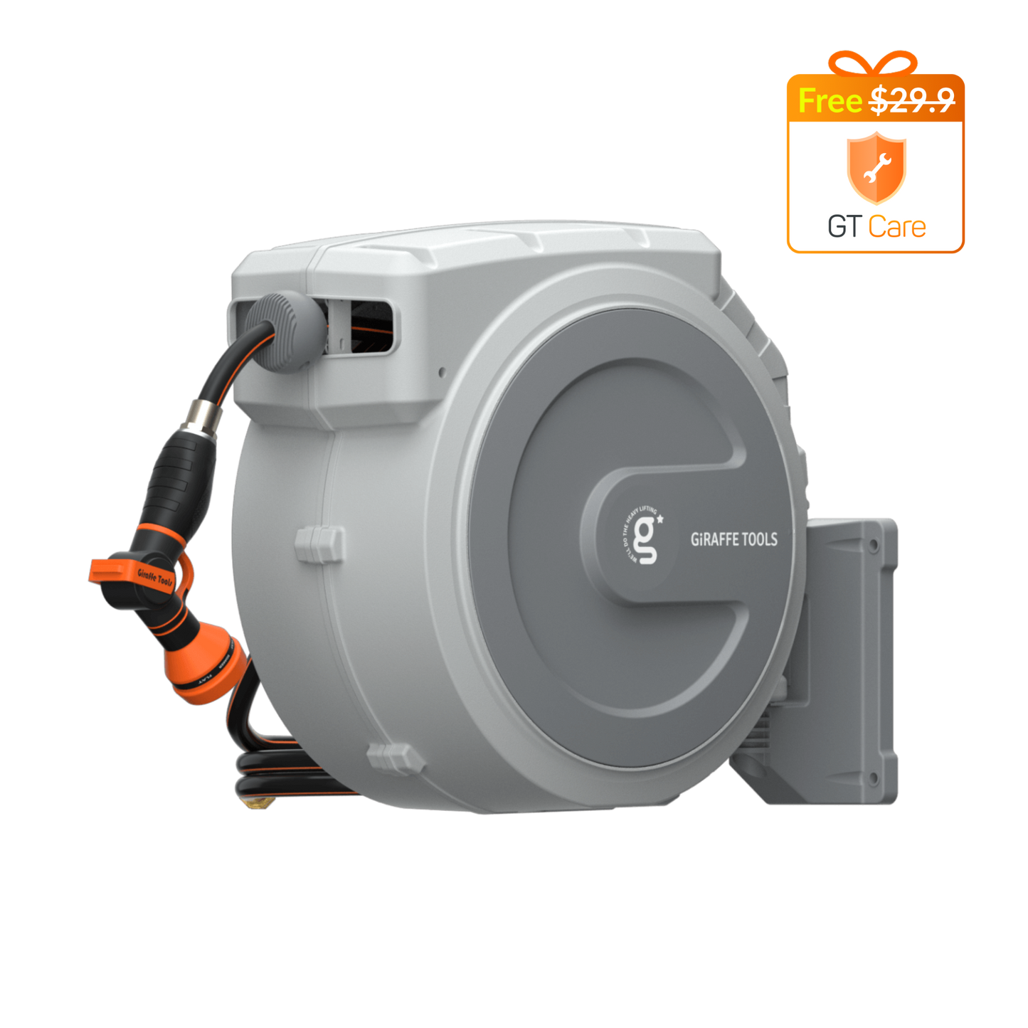 Retractable Garden Hose Reel 62ft-155ft