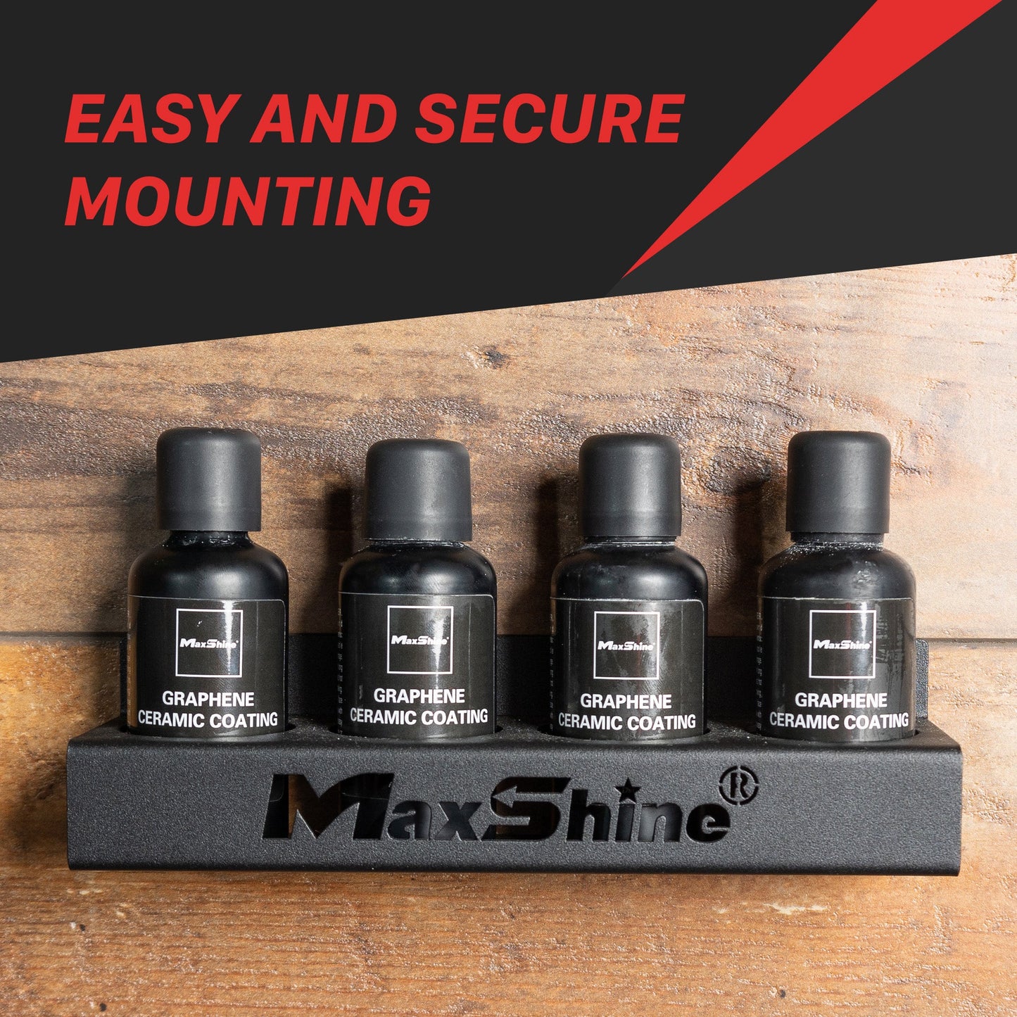 Spray Bottle Holder | Ceramic Coating Holder - 4 Bottles, 50ml to 100ml