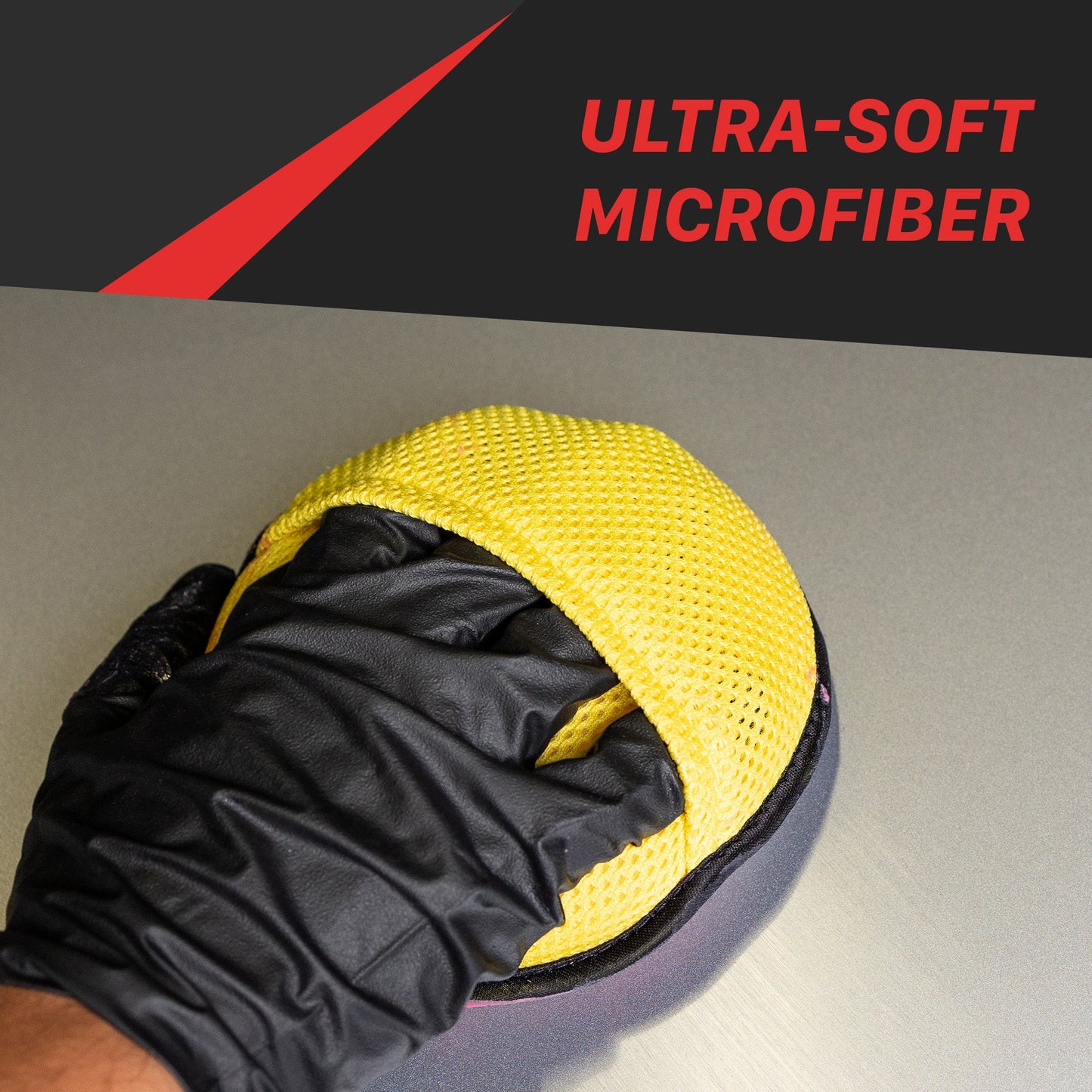 Pocket Grip Thick Microfiber Car Wax Pad