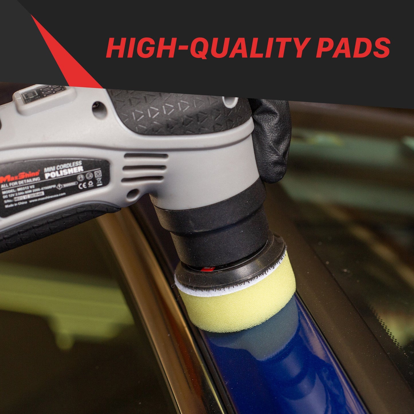 Buffing Pads for Cars | Rotary Polishing Kit - 1in, 2in, 3in