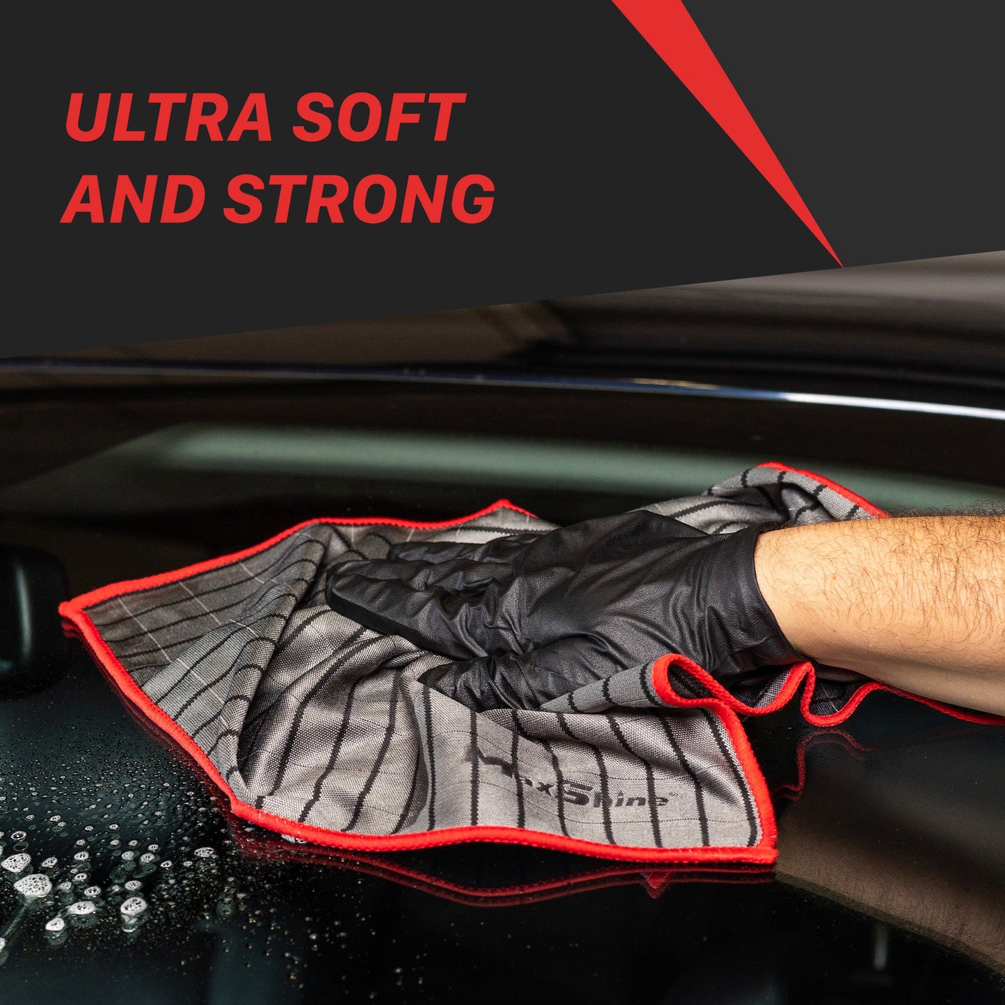 360GSM Premium Carbon Fiber Towel - 3 Pack