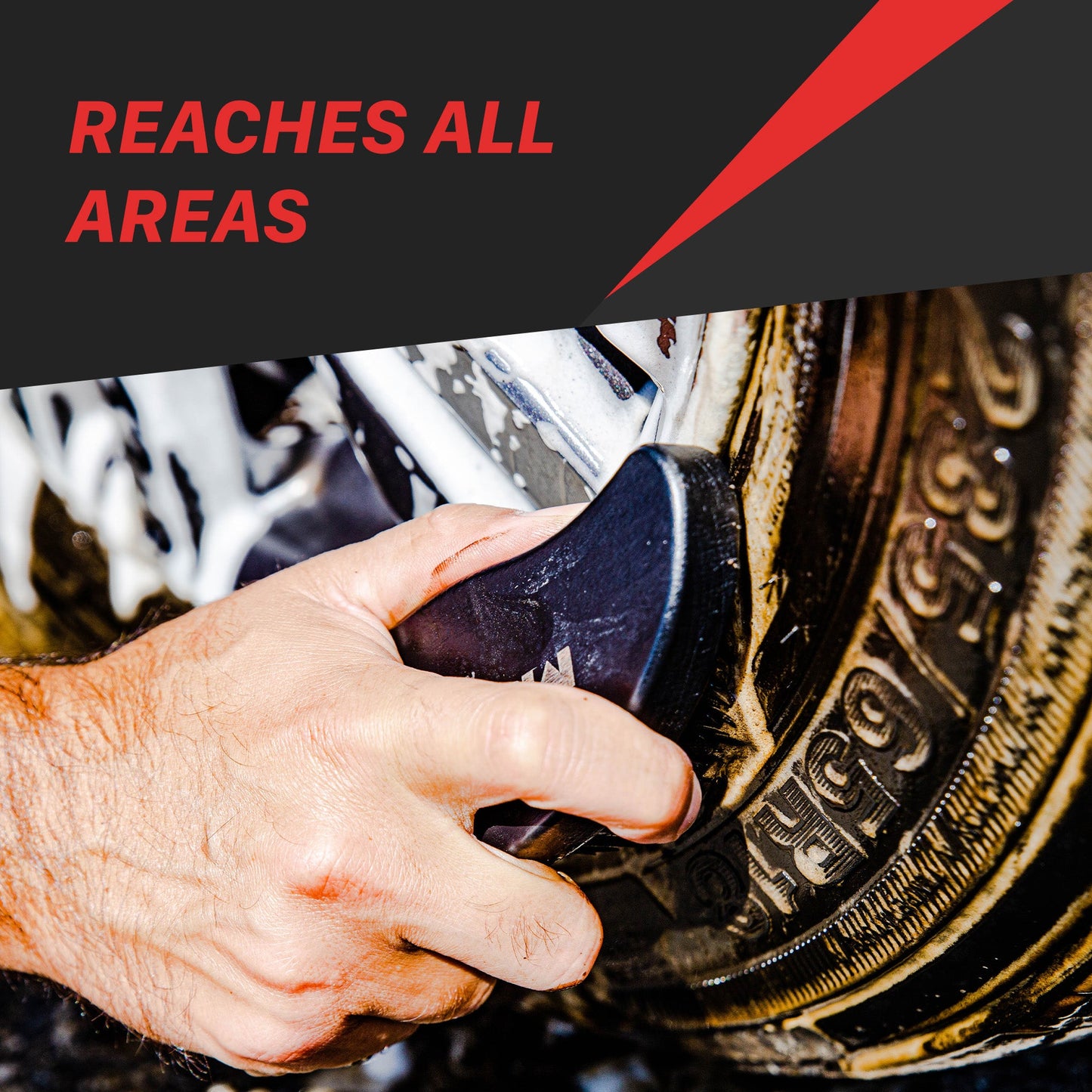 Ergonomic Tire Cleaning Brush