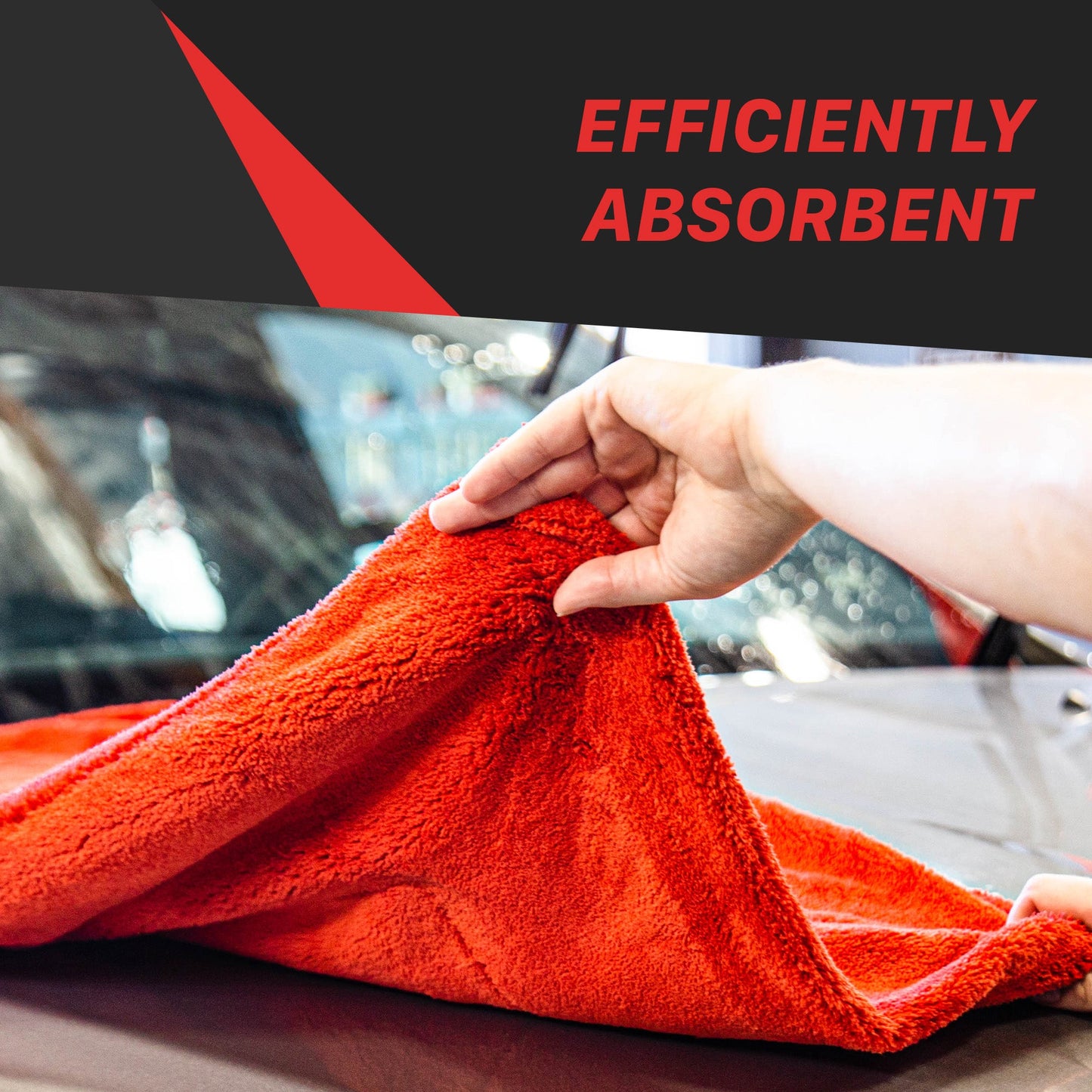 1000GSM "Big Red" Drying Microfiber Towel