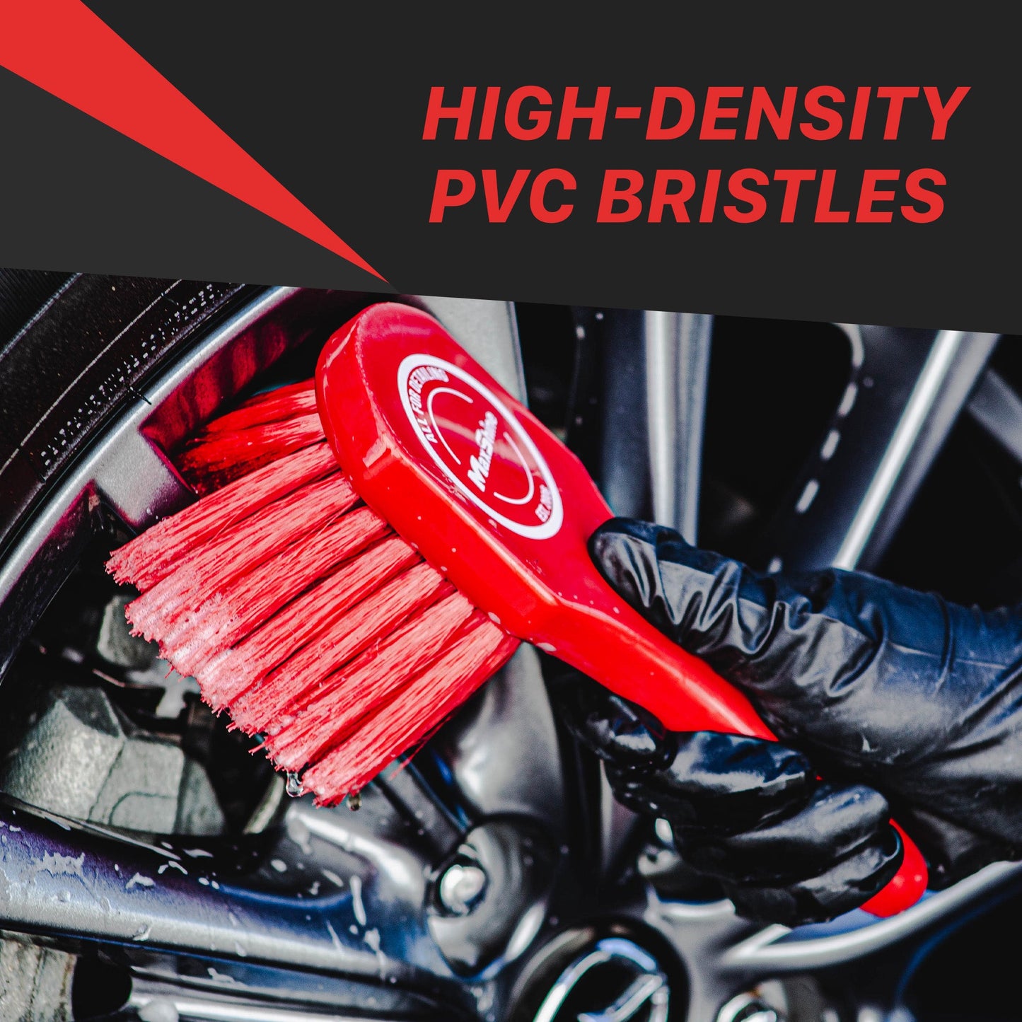 Car Wheel Brush | Exterior Surface and Wheel Cleaning Brush