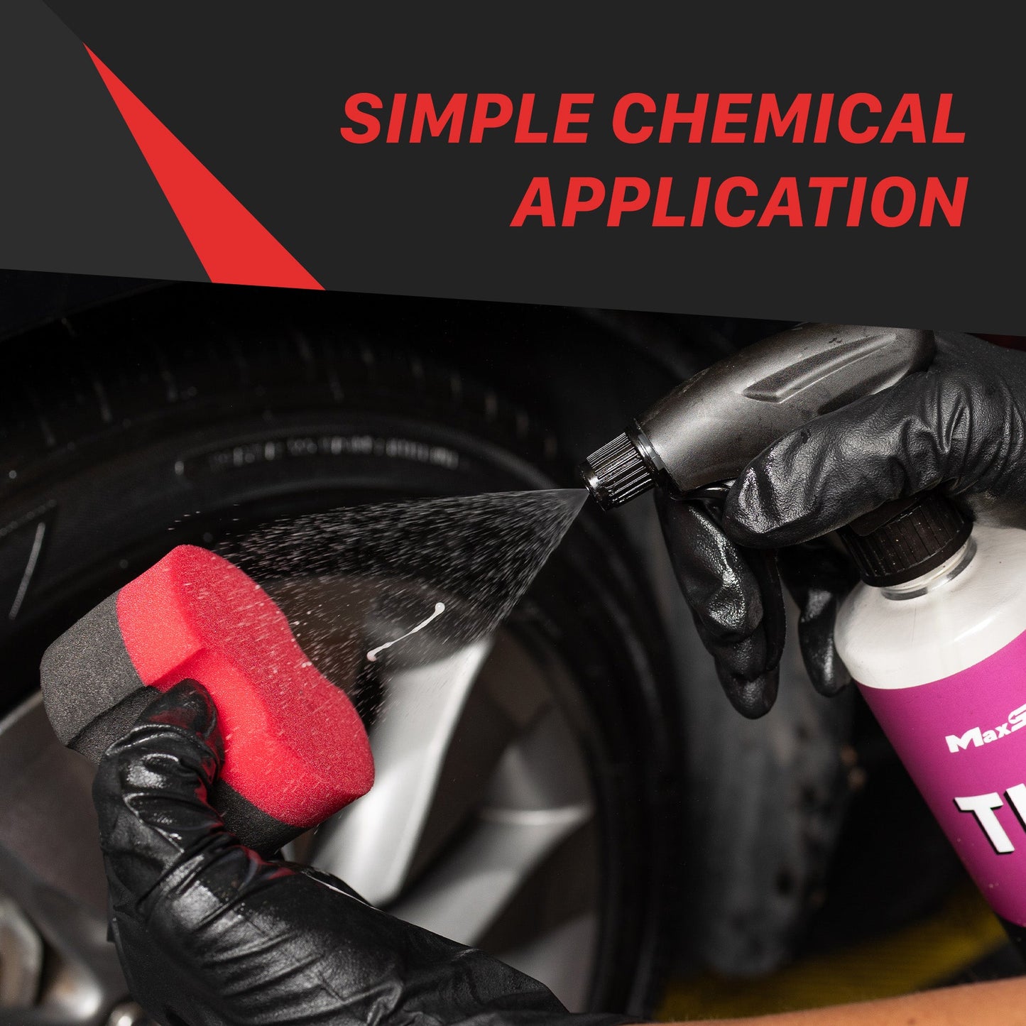 Rubber Backed Car Wax Foam Applicator Pad - 4 Pack