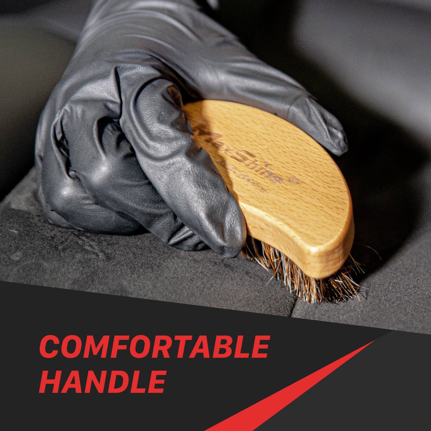 Brush for Cleaning Car Interior | Ergonomic Interior Detailing Brush