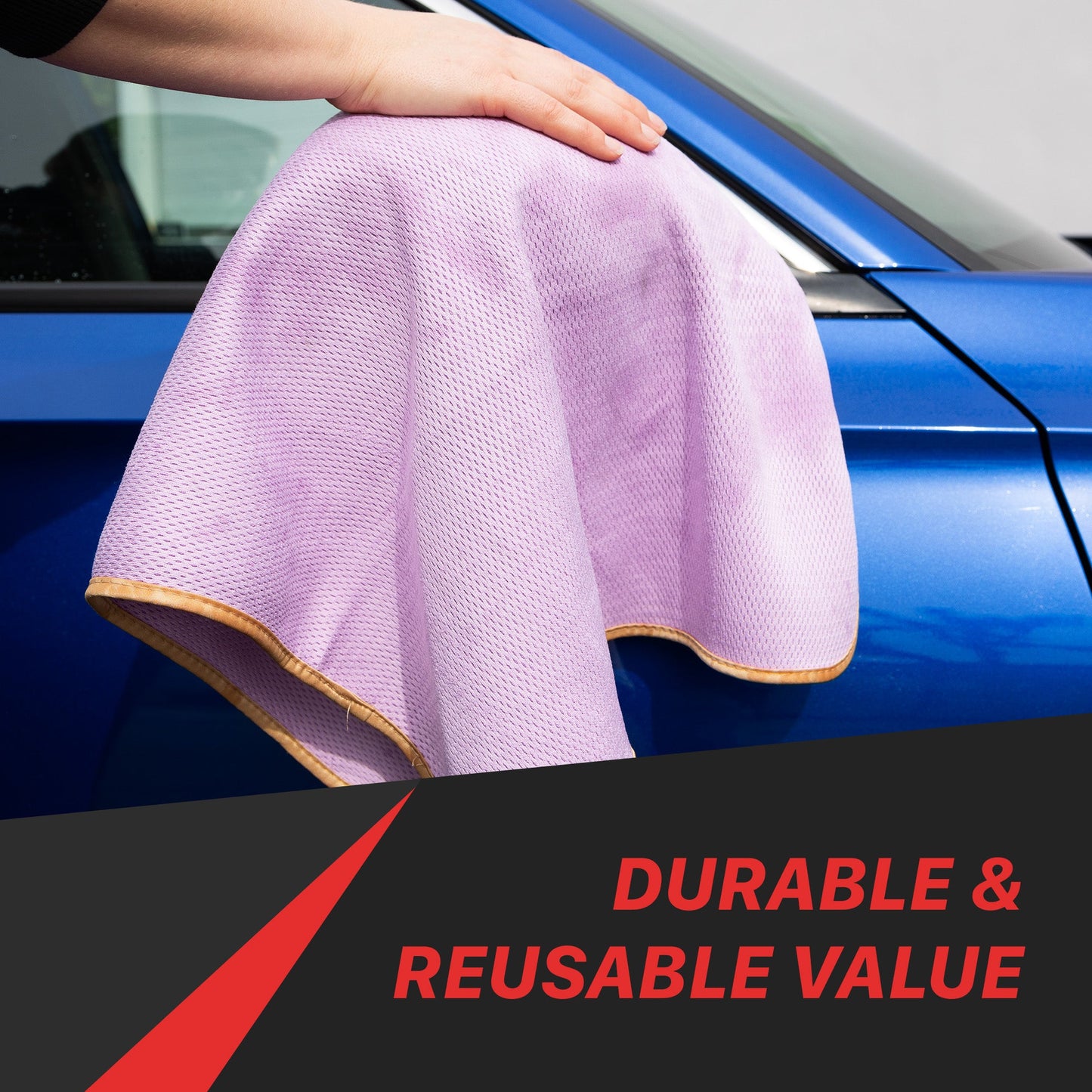 Absorbent Microfiber Towels | 500GSM Mesh Microfiber Drying Towel - 3 Pack