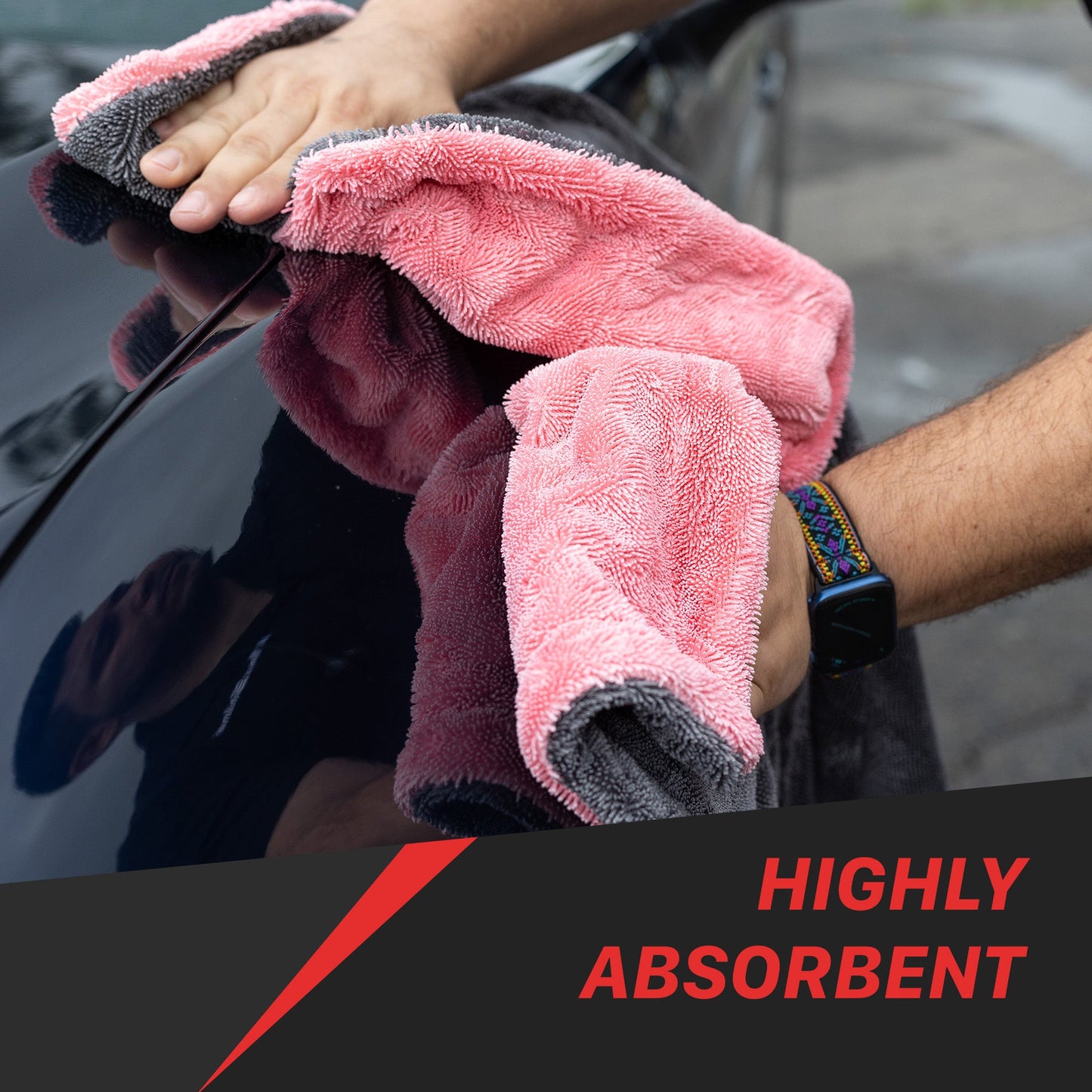 Microfiber Drying Towels | 1200GSM Duo Twisted Loop Microfiber Drying Towel