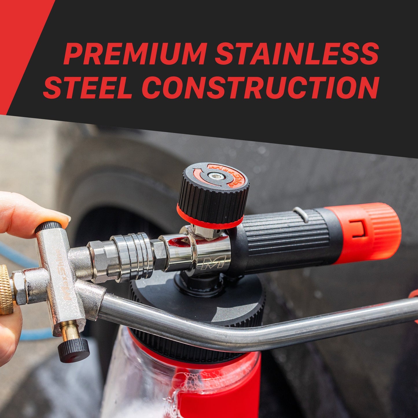 Dual Lance Pressure Washer Wand | Foam and Wash 2 in 1 System