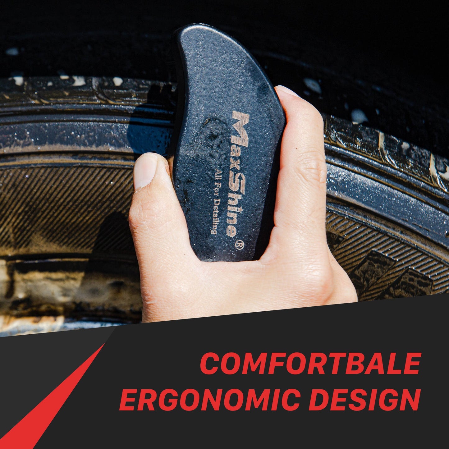 Ergonomic Tire Cleaning Brush