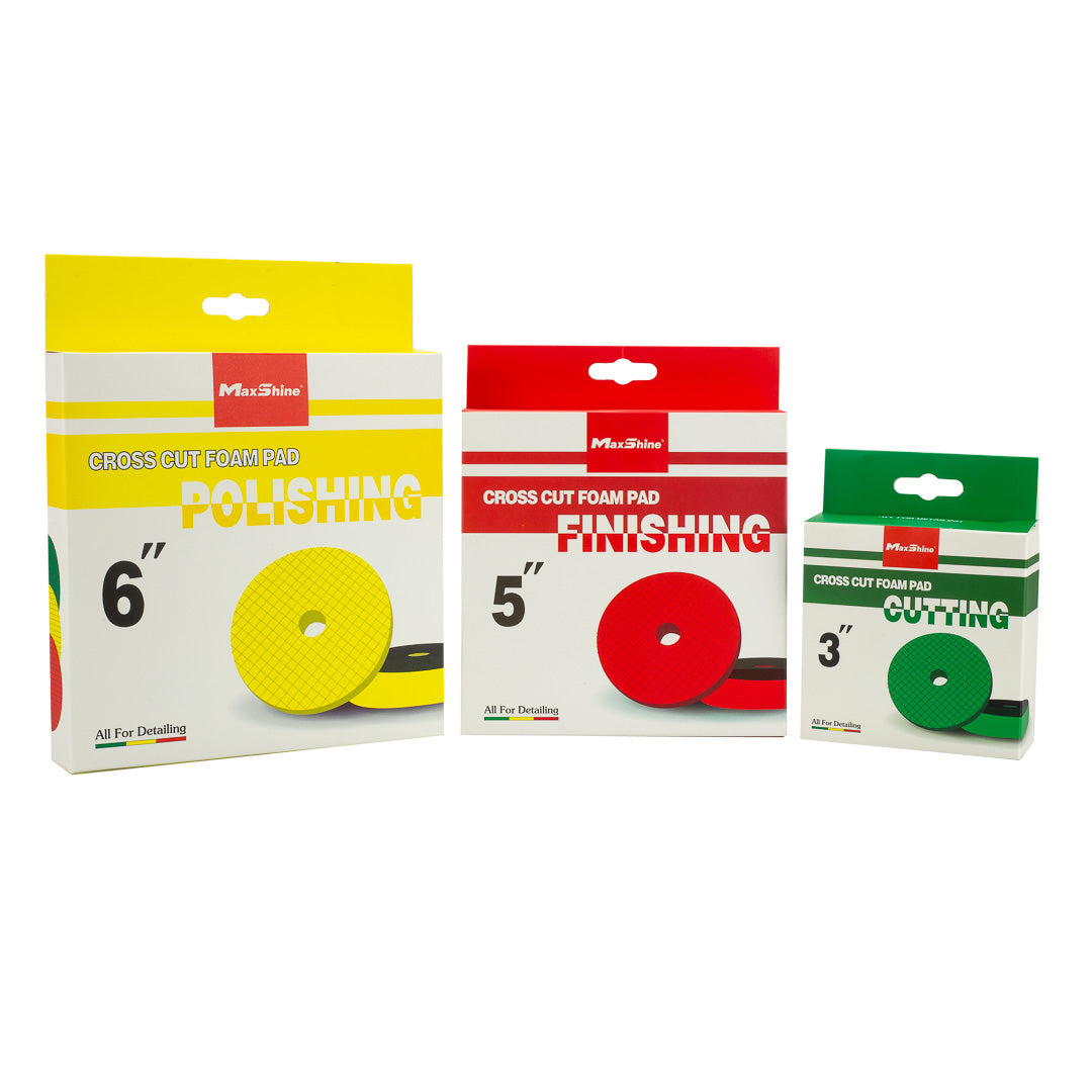 Cross Cut Foam Pads - 3in, 5in, 6in