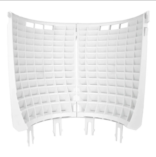 DETAIL GUARDZ Dirt Lock Scrub Wall 180 – Vertical Cleaning Tool for Brushes, Mitts- WHITE