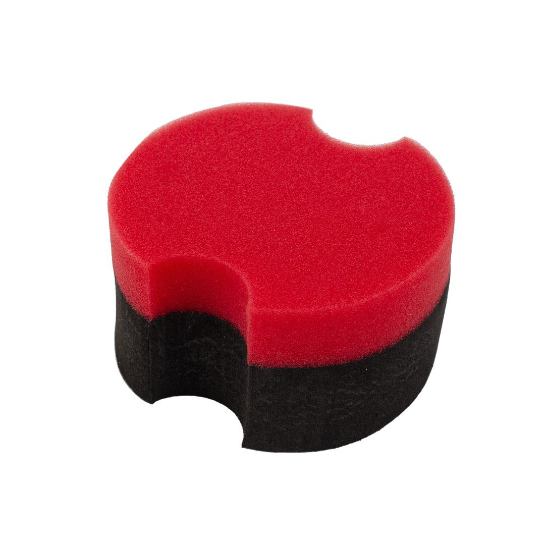 Rubber Backed Car Wax Foam Applicator Pad - 4 Pack