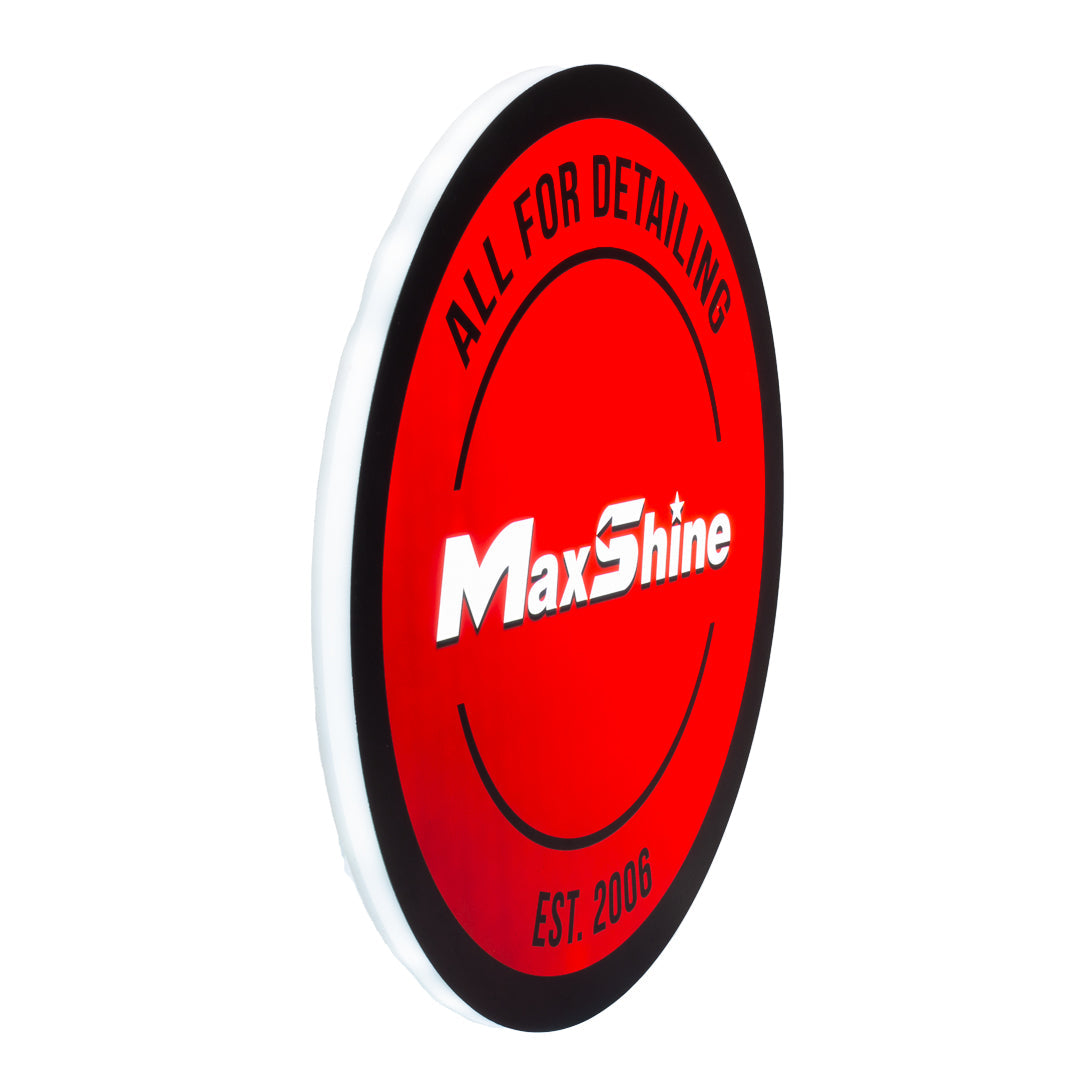 MaxShine Garage Logo and Sign