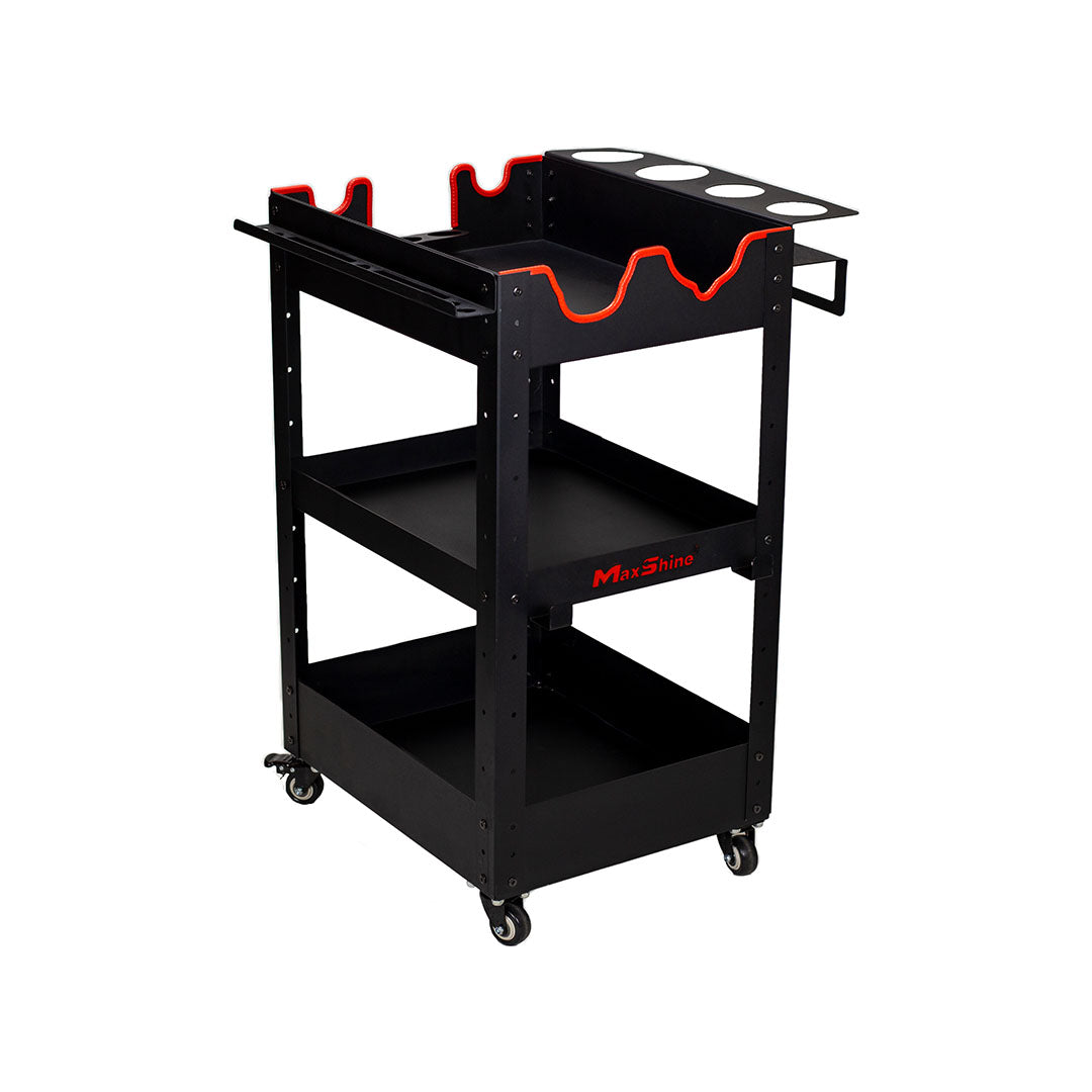 Rolling Detailing Cart - Coated Steel