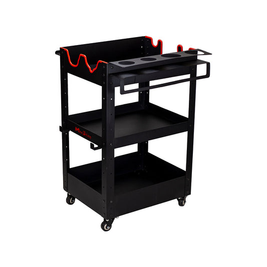 Rolling Detailing Cart - Coated Steel