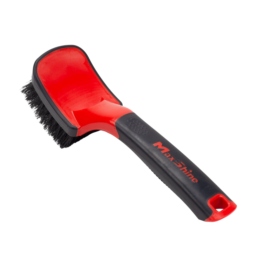 Soft Grip Heavy Duty Tire Brush with Short Handle