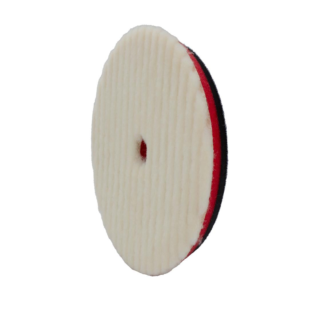 Wool Cutting Pads Rubber Backed - 3in, 5in, 6in