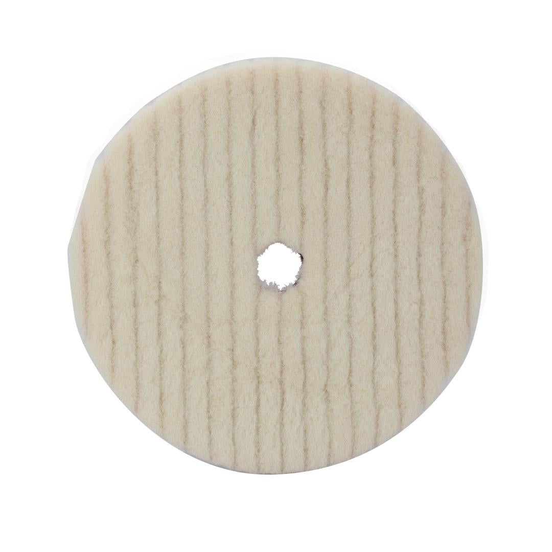 Wool Cutting Pads Rubber Backed - 3in, 5in, 6in