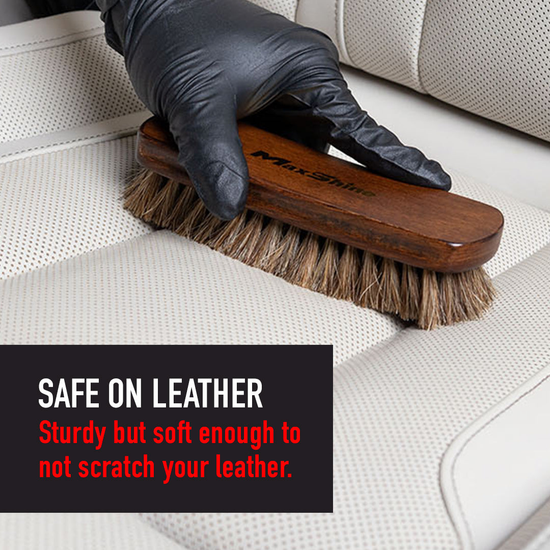 Horse Hair Brush for Cleaning Upholstery