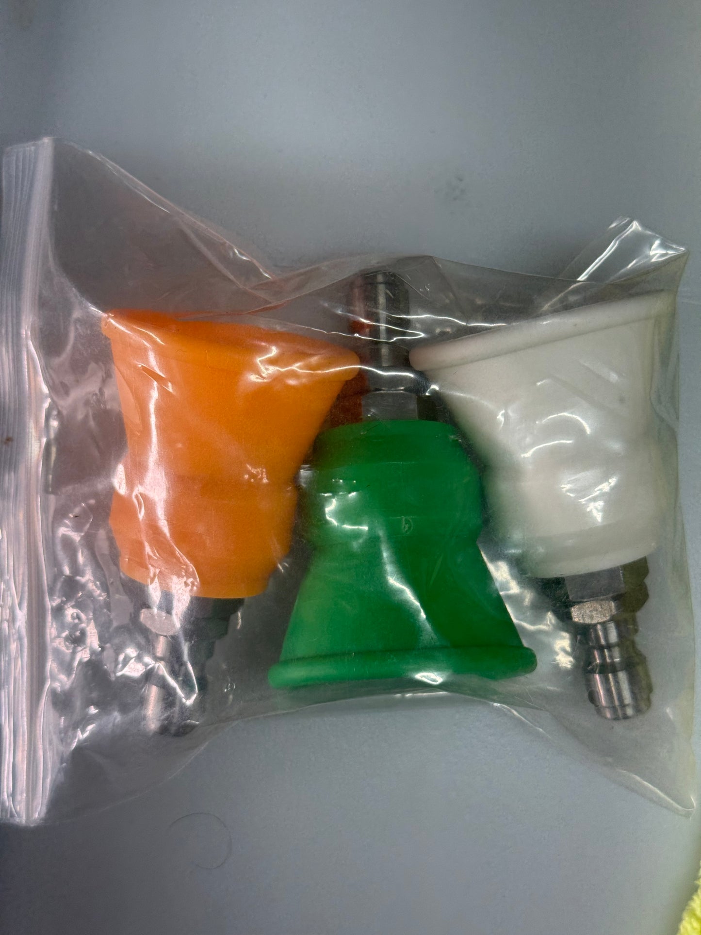 BUBBA’S Stainless Steel Pressure Washer Nozzles with Protective Guard 3-Pack