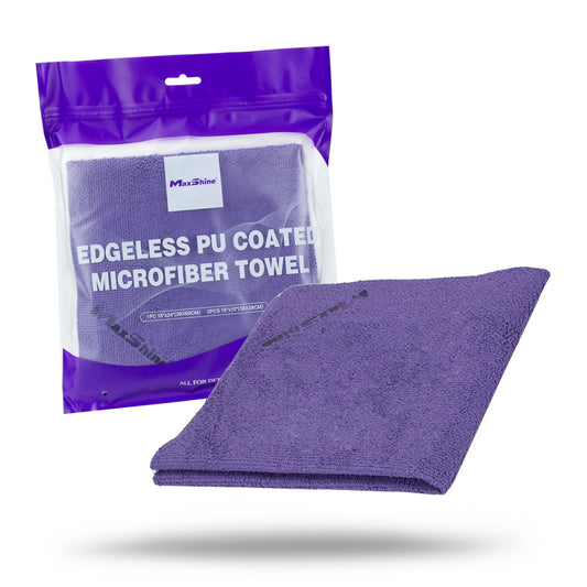 Car Cleaning Towel | 300GSM Edgeless PU Coated Microfiber Towels - 3 Pack |