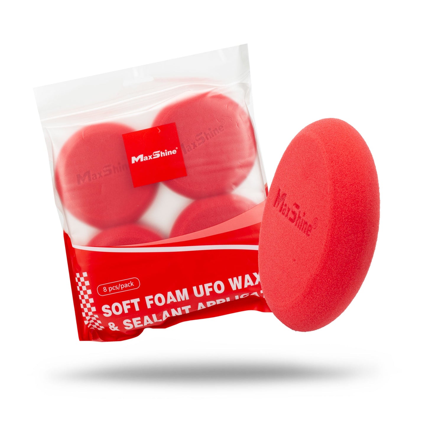 Soft Foam UFO Wax and Sealant Applicator - 8 Pack